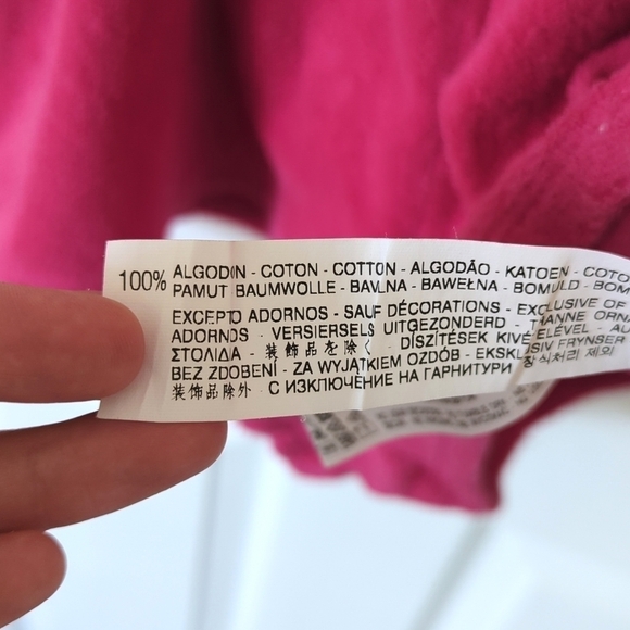 Zara Trafaluc Classic Cotton & Terrycloth Sleeveless Scoop Neck Romper Pink S - Picture 6 of 12